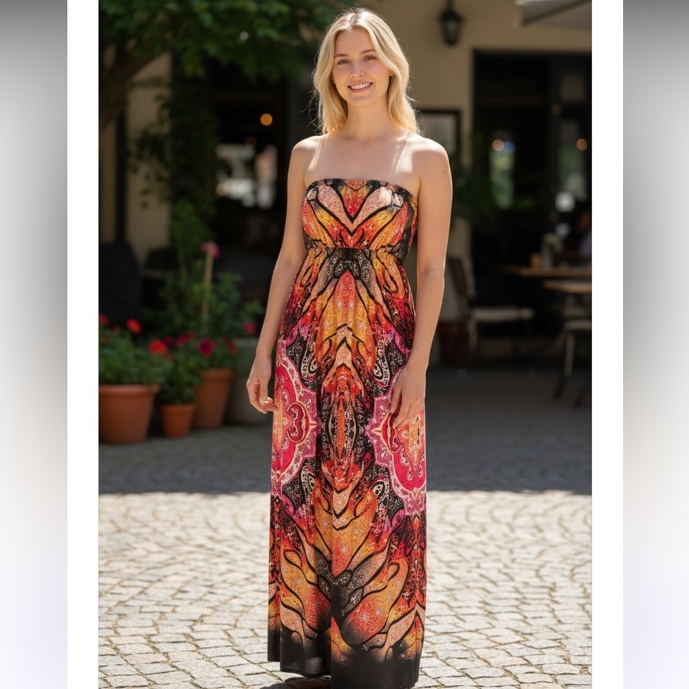 B Darlin Multicolor Maxi Dress​​